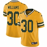 Nike Men & Women & Youth Packers 30 Jamaal Williams Yellow NFL Vapor Untouchable Limited Jersey,baseball caps,new era cap wholesale,wholesale hats